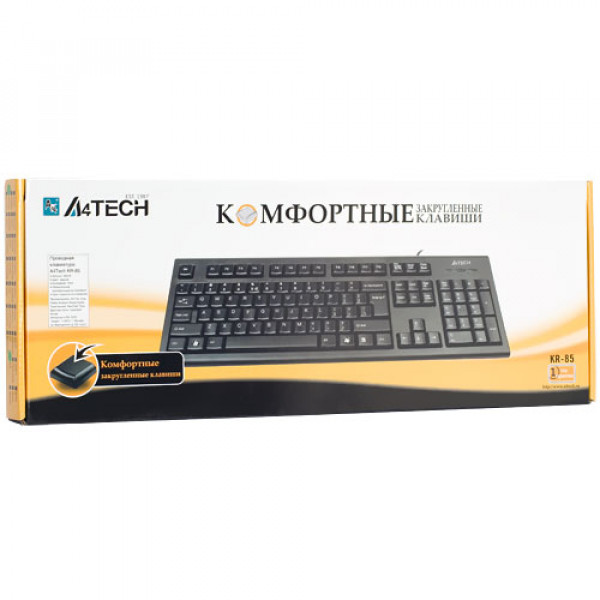 Клавіатура A4Tech KR-85 PS/2 Black