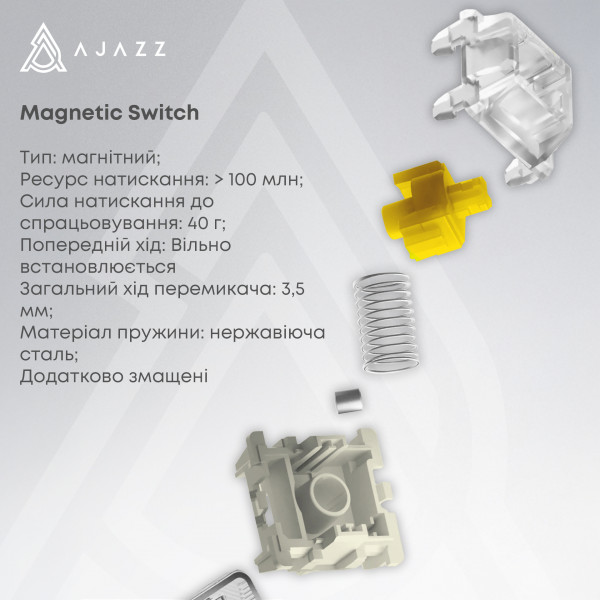 Клавіатура Ajazz AK680 Max Magnetic Switch Black (AK680-WM-B-A)