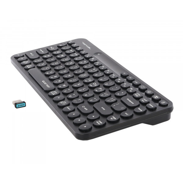 Клавіатура бездротова A4Tech FBK36C AS Black