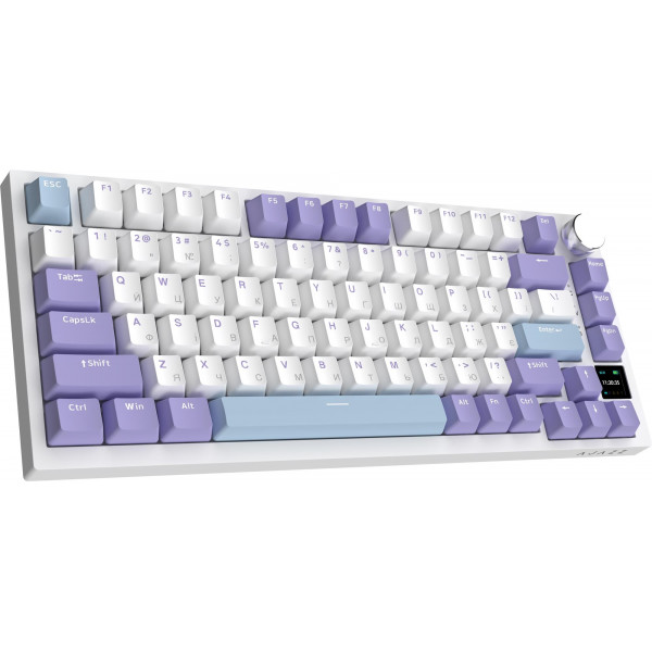Клавіатура бездротова Ajazz AK820 Pro Gift Switch Purple (AK820PRO-G-PWB)
