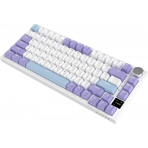 Клавіатура бездротова Ajazz AK820 Pro Gift Switch Purple (AK820PRO-G-PWB)