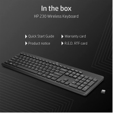 Клавіатура бездротова HP 230 WL Black (3L1E7AA)