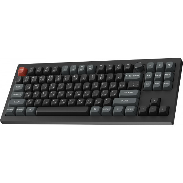 Клавіатура бездротова Keychron V3 Ultra Keychron Red Switch Black RGB (V3U-D1-UA)