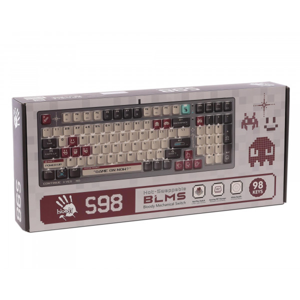 Клавіатура Bloody S98 Pixels Red