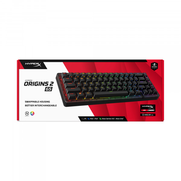 Клавіатура HyperX Origins 2 65 HX Red USB Black (B4QS3AA)