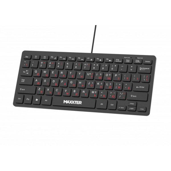Клавiатура Maxxter KBM-C01B-UA Black