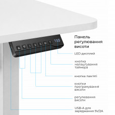 Комп`ютерний стіл OfficePro ODE1880W