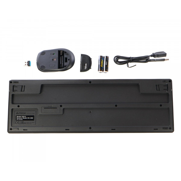 Комплект (клавіатура, миша) бездротовий A4Tech FG1200 Black