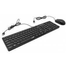 Комплект (клавіатура, миша) Genius C-126 SlimStar Black Ukr (31330007407)