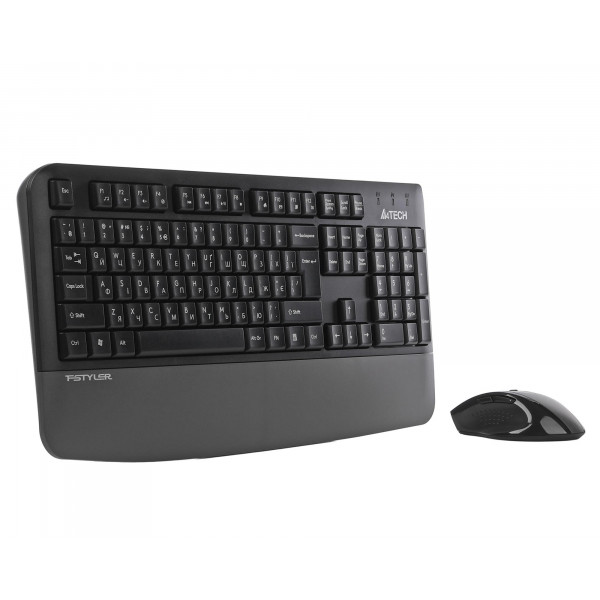 Комплект (клавіатура, мишка) бездротовий A4Tech Fstyler FG2500S Plus Grey