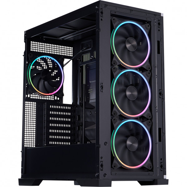 Корпус 1stPlayer IF8-BK-4FO7-14 Black