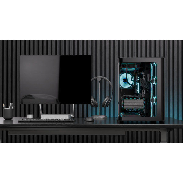 Корпус AeroCool P500C-G-BK-v1 (ACCM-PN01043.11) Black без БЖ