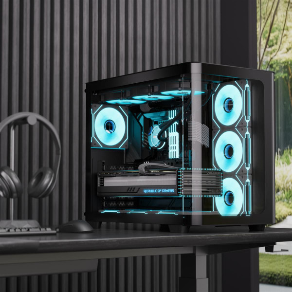 Корпус AeroCool P500C-G-BK-v1 (ACCM-PN01043.11) Black без БЖ