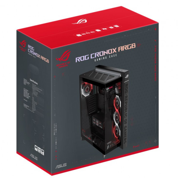 Корпус Asus ROG Cronox GR801 Curve TG ARGB Black (90DC00T0-B09030)