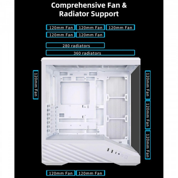 Корпус Lian Li Vector V100R White (G99.V100RW.01) без БЖ