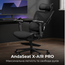 Крісло для геймерів Anda Seat X-Air Pro Size XL Mesh Gray Twilight (AD-WY-01-GGSP-G01)