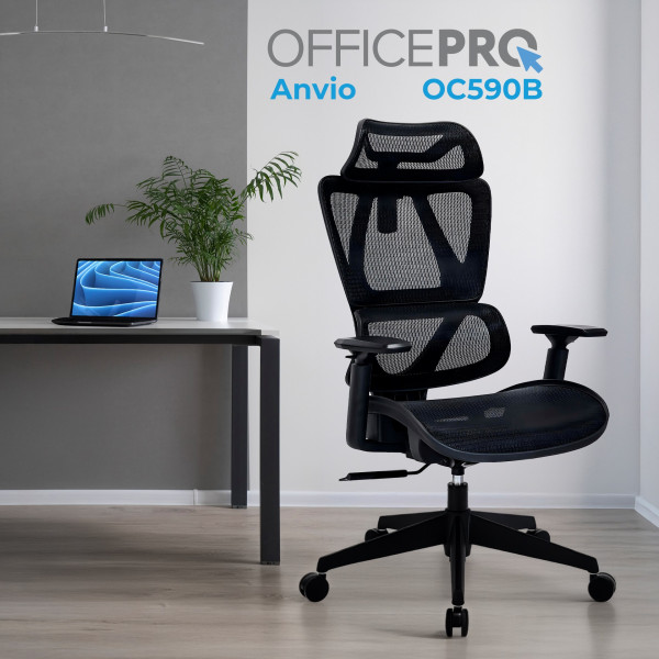 Крісло офісне OfficePro Anvio OC590B