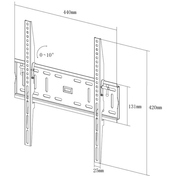 Кронштейн X-Digital Steel ST315 Black (VESA400х400)