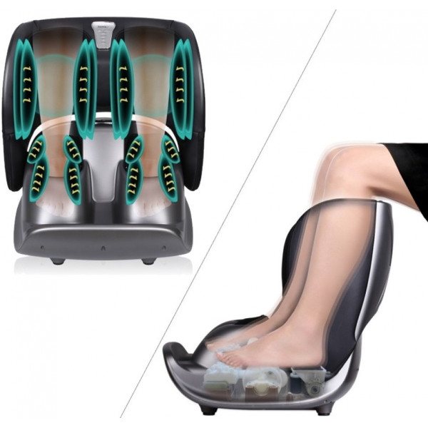 Масажер NAIPO Foot and Calf 2 in 1 Massager для ніг з підігрівом, вібрацією та функцією масажу Шиацу (MGF-3600)