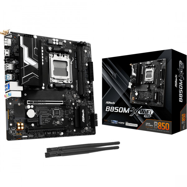 Материнська плата ASRock B850M-X WiFi R2.0 Socket AM5