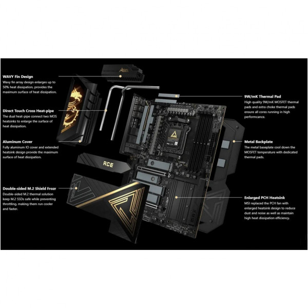 Материнська плата MSI MEG X870E Ace Max Socket AM5
