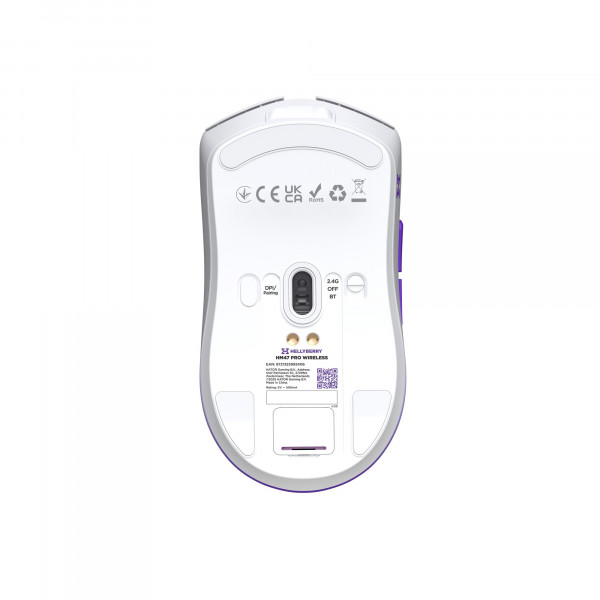 Миша бездротова Hator Hellyberry HM47 Pro Wireless White/Violet Gradient (HM47PRO_white_violet)