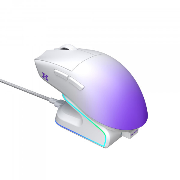 Миша бездротова Hator Hellyberry HM47 Pro Wireless White/Violet Gradient (HM47PRO_white_violet)