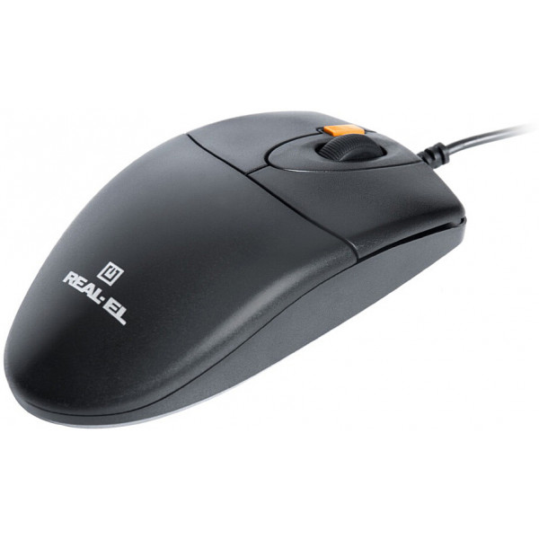 Миша REAL-EL RM-220 Black (EL123200026)