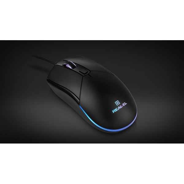 Миша REAL-EL RM-515 Black