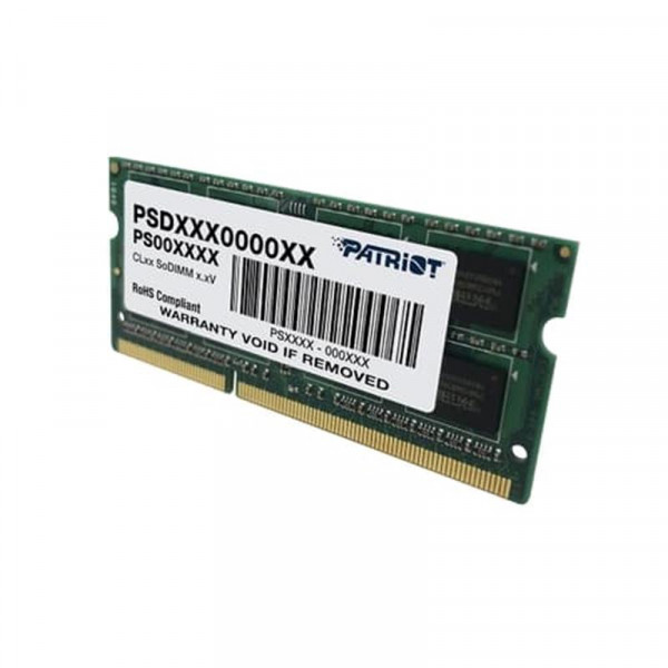 Модуль пам`яті SO-DIMM 4GB/1600 DDR3 Patriot Signature Line (PSD34G16002S)