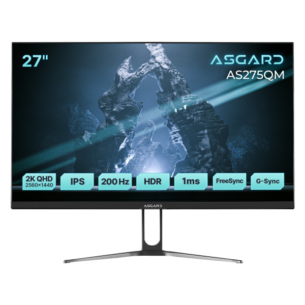 Монітор ASGARD Gaming 27" AS275QM IPS Black 200Hz