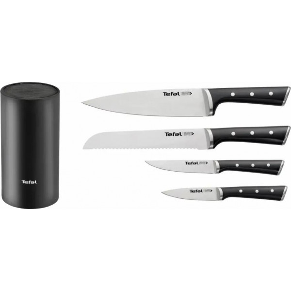 Набір ножів Tefal Ice Force у пластиковій колоді 4 предмети (K2325S75)