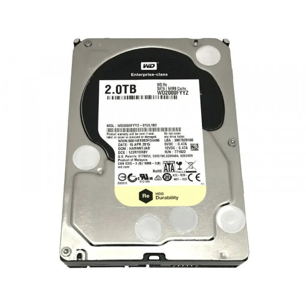 Накопичувач HDD 3.5" SAS 2.0TB WD 7200rpm 64MB (WD2000FYYZ)