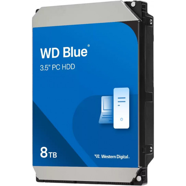 Накопичувач HDD SATA 8.0TB WD Blue 5640rpm 256MB (WD80EAAZ)