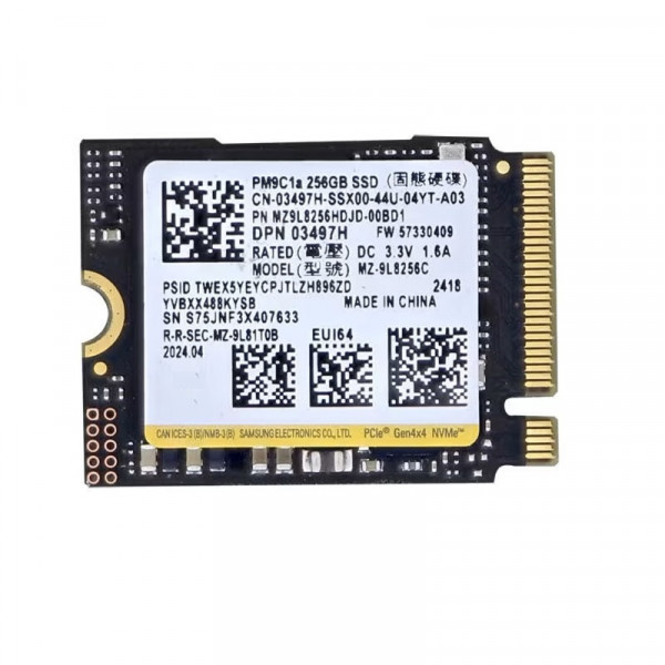 Накопичувач SSD 256GB Samsung M.2 2230 PCIe 4.0 x4 TLC (MZ-9L8256C)