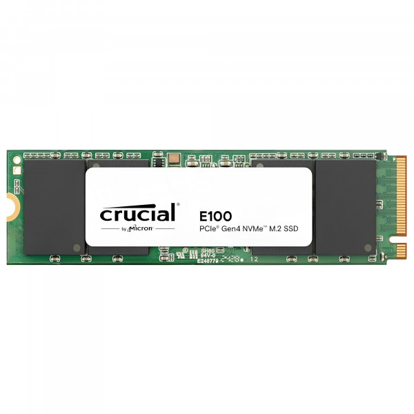 Накопичувач SSD 480GB Crucial E100 M.2 2280 NVMe PCIe 4.0 x4 3D NAND QLC (CT480E100SSD8)