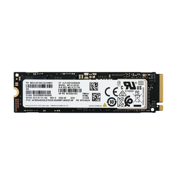 Накопичувач SSD 512GB Samsung PM9A1 M.2 2280 PCIe 4.0 x4 V-NAND 3bit MLC (MZ-VL25120_OEM)
