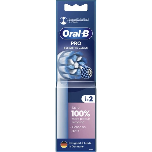 Насадка для зубної електрощітки Braun Oral-B Pro Sensitive Clean EB60X (2 шт)