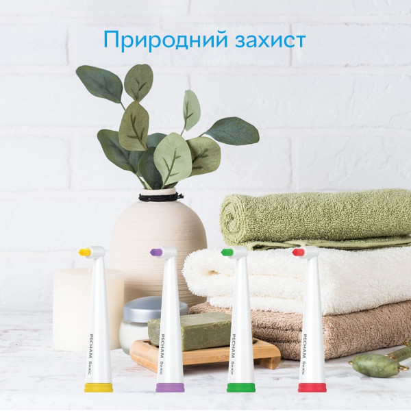 Насадки для зубної щітки Pecham Travel White (4820301550020)