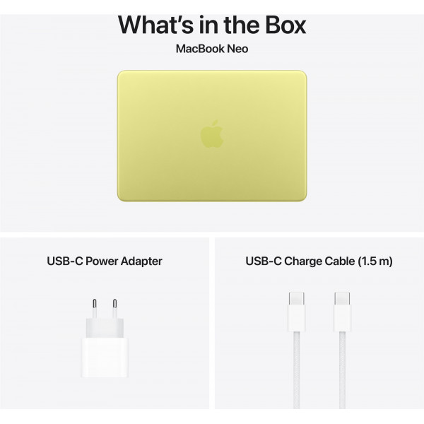 Ноутбук Apple MacBook Neo 13" A18 Pro 8/256GB 2026 (MHFD4UA/A) Citrus