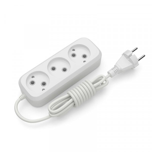 Подовжувач блоковий (ABS) Electrum 3 гнізда 1,5м C-ES-1785