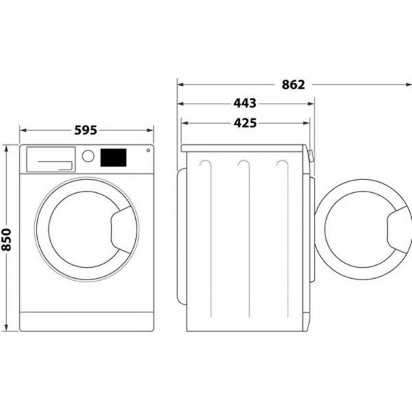Пральна машина Indesit OMTWSA 61053 WK EU