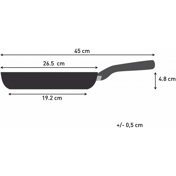 Сковорода Tefal Hard Stone 26 см (D4560553)