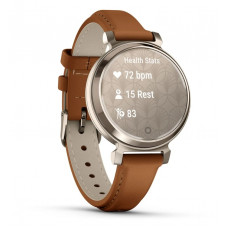 Смарт-годинник Garmin Lily 2 Classic Cream Gold with Tan Leather Band (010-02839-02)