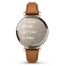 Смарт-годинник Garmin Lily 2 Classic Cream Gold with Tan Leather Band (010-02839-02)