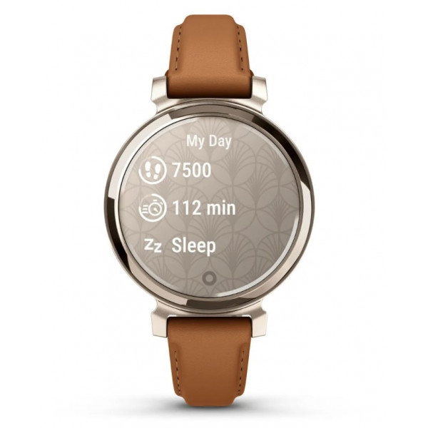 Смарт-годинник Garmin Lily 2 Classic Cream Gold with Tan Leather Band (010-02839-02)