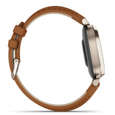 Смарт-годинник Garmin Lily 2 Classic Cream Gold with Tan Leather Band (010-02839-02)