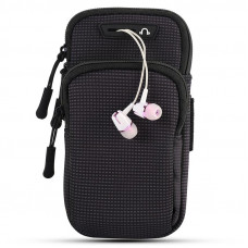 Спортивний чохол на руку BeCover BC0011 6.5" Black (705342) + органайзер для навушників