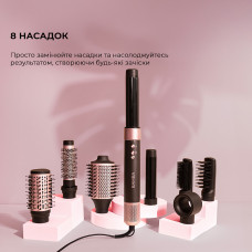 Стайлер Cecotec Bamba CeramicCare 8in1 AirGlam Black (CCTC-03464)