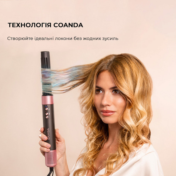 Стайлер Cecotec Bamba CeramicCare 8in1 AirGlam Black (CCTC-03464)